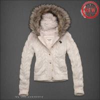 dames abercrombie fitch truien fur hooded polyester sherpa wit Sport Novel 2nsdk770